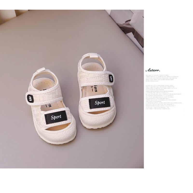 Baby boy bag head sandals summer new baby shoes soft sole non-slip toddler shoes 0-1-3 year old toddler shoes women 4