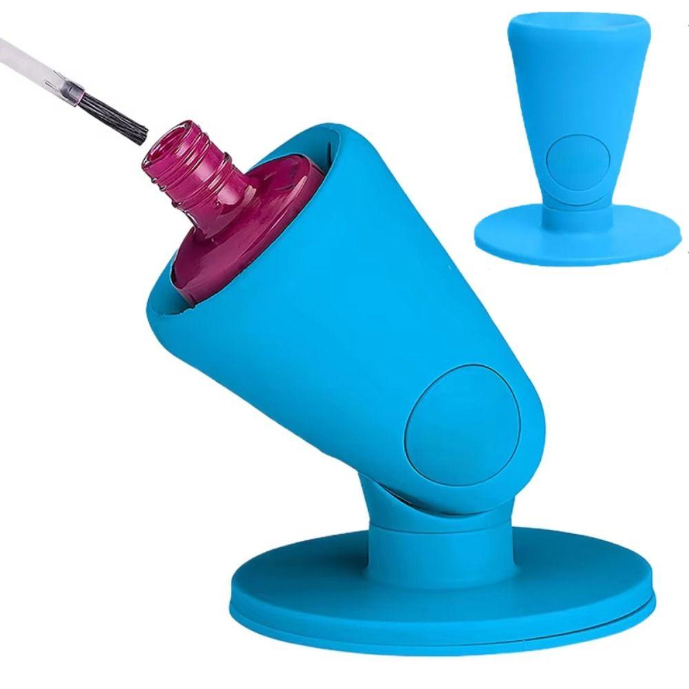 Rotatable Nail Polish Display Stand Untippable Base Nail Polish Bottle Organizer  Manicure Tool