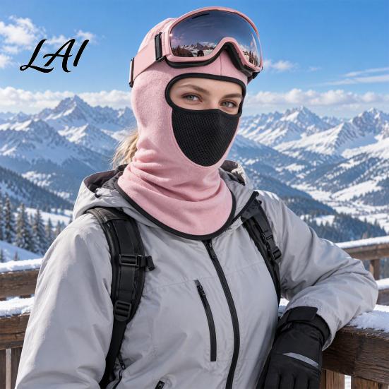 Cold Weather Face Cover Fleece Balaclava Ski Mask for Fall Winter Windproof Warm Full Cover Neck Gaiter Outdoor Cycling Motorcycle Riding Skiing