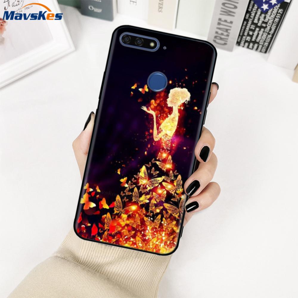 Honor 7A Pro Case Silicone Case For Huawei Y6 Prime 2018 Cover Soft TPU Mobile Phone Bags For Huawei Honor 7C RU 5.7inch Fundas