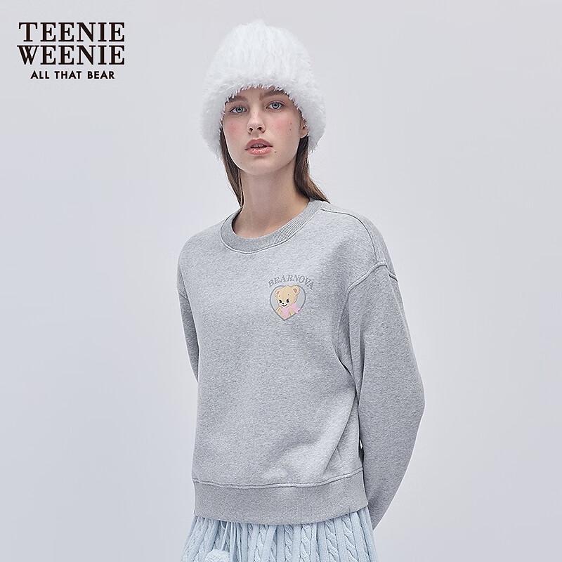 Teenie Weenie Bear Women's 2025 Winter Cartoon Print Sweatshirt