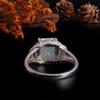 Natural Opal Ring 7*9mm Big Ethiopia Opal 925 Sterling Silver Fine Jewelry for Women Daily Wear Nice Gift