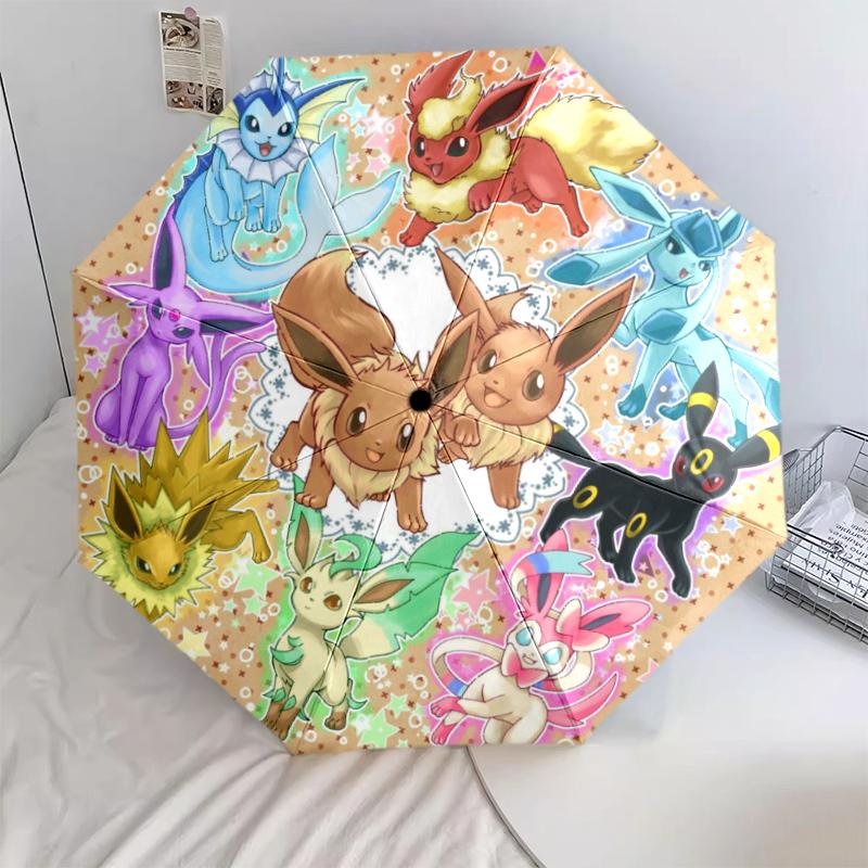 

Узор Иви, автоматический складной зонт, портативная и складная конструкция, 8 спиц, рождественский или день рождения подарок. разноцветный