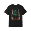 Cracked Bell Classical Ruins T-Shirt Black Back Print Comfort Colors 1717