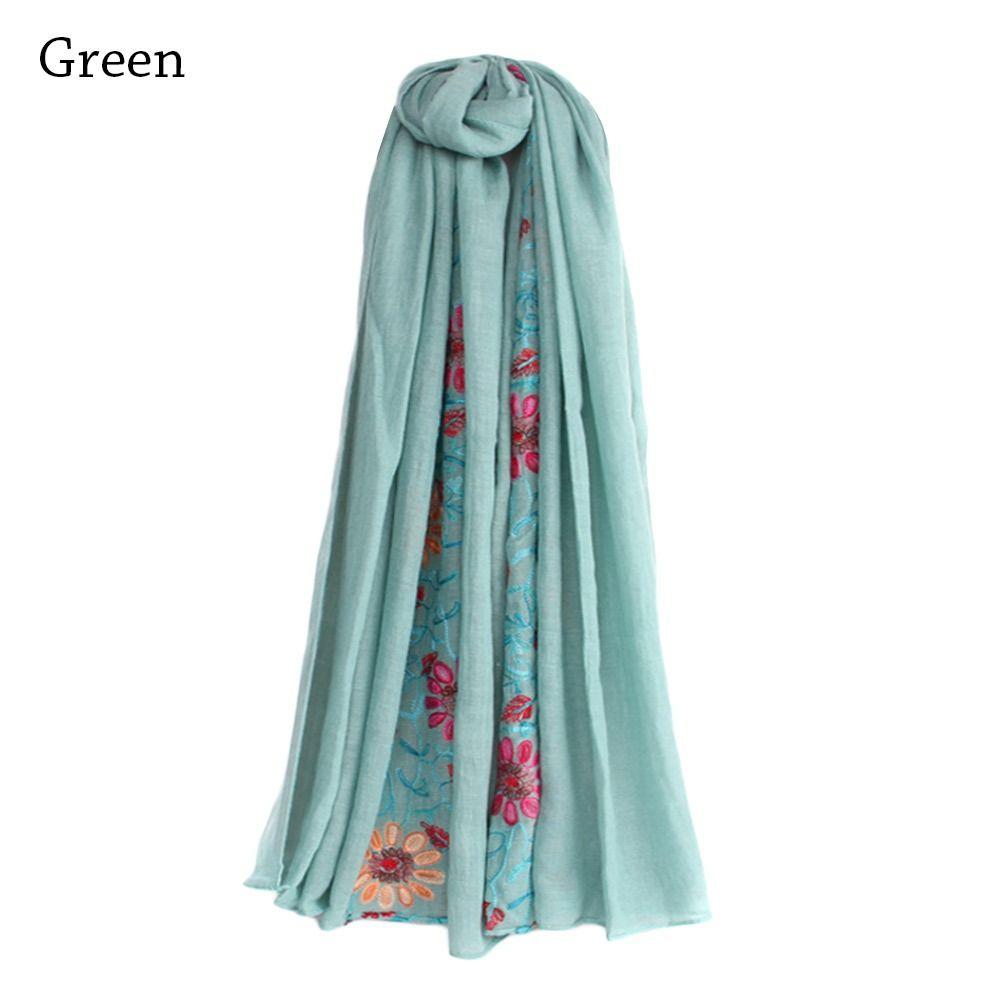 Weicher Strand-Schal Blumen-Bandana Damen Seidenschal