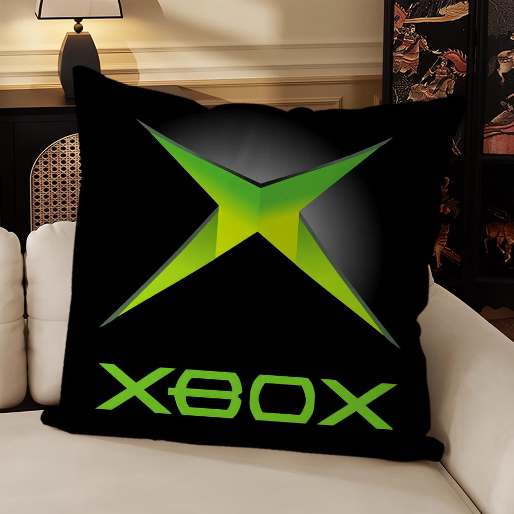Classic Cushion Cover Living Room Headboard Bedroom Office Cushion Cushion Sofa Nap Time X-Xbox Gamer Square Pillow Case