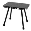 Portable Folding Stool Lightweight Aluminum Oxford Fabric Seat Cushion 330.7lbs Load Bearing Fishing Camping Chair for Hiking