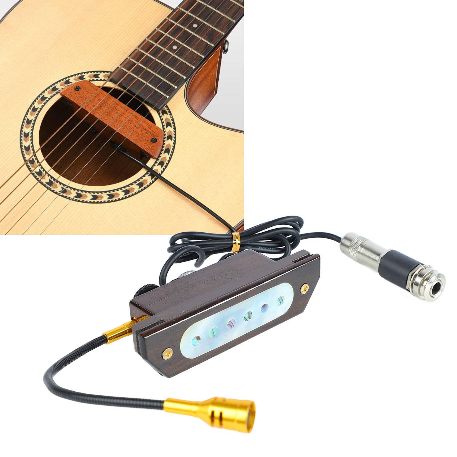 

Звукосниматель для акустической гитары, быстрое безопасное соединение, звукосниматель для электрогитары с двойной двойной катушкой, 40 мАч