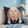 Nordic Style Nicolas Cage Rabbit Cushion Cover Square Pillow Bedroom Sofa Leisure Comfort Living Room Home Decoration X