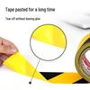 Mandle Black & Yellow PVC Zebra Safety Warning Tape (2 Rolls, 18m Each)