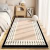 Imitation Cashmere Carpet, Cool and Non-slip Household Bedroom Bedside Blanket, Dirt-resistant and Wear-resistant Living Room Bay Window Mat