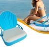 PVC-Schlauchboot-Sitz Ergonomische Rückenstütze Faltbarer Bootsstuhl Kajak-Zubehör für Stand-Up-Paddle-Board