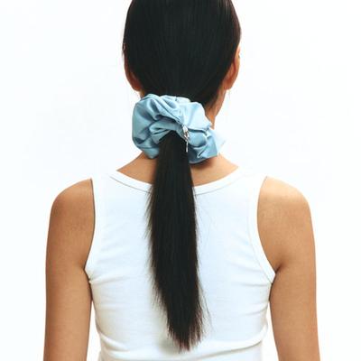 ASURA SATIN KEYRING SCRUNCH (SKY BLUE)
