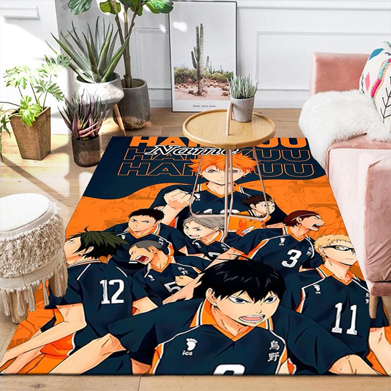 Custom 1Pc Haikyuu Name Artwork Rug Office Carpet Indoor Outdoor Entrance Doormat Nonslip Soft And Comfortable Living Room D2915102
