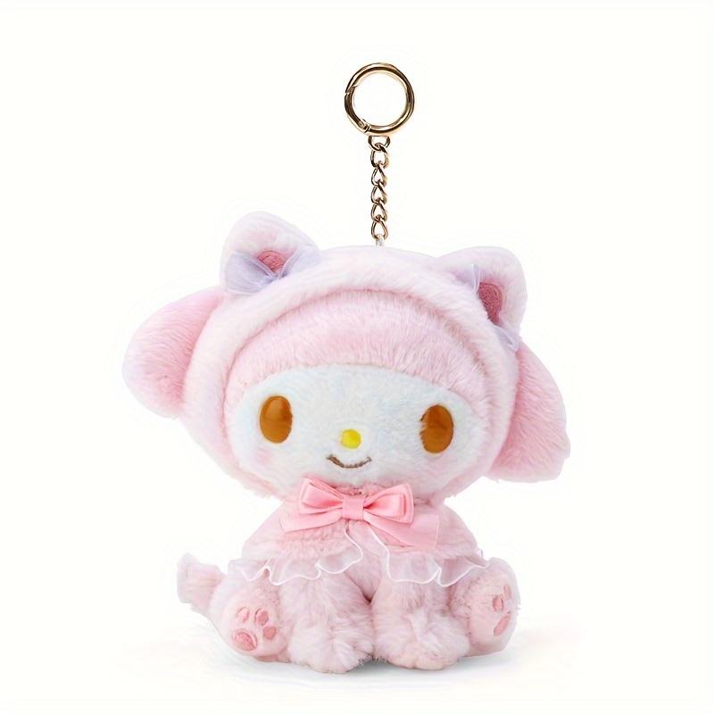 (Authorized) Sanrio Cute Hello Kitty Plush Pendant Fashion Melody Bag Pendant Kuromi Keychain Yugui Dog Backpack Pendant Suitabl