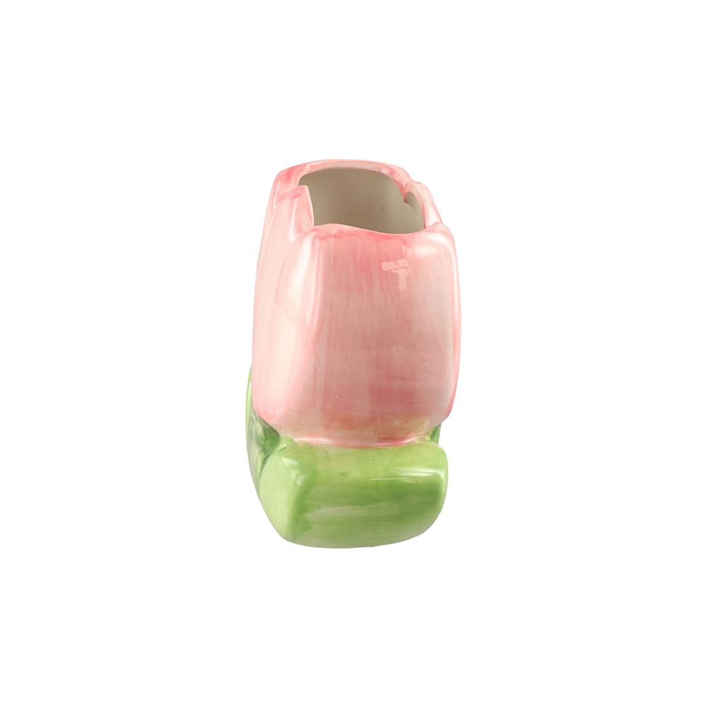Ceramic Flower Makeup Brush Storage Bucket Pen Container Ceramic Tulip Pen Holder  Girl Gift