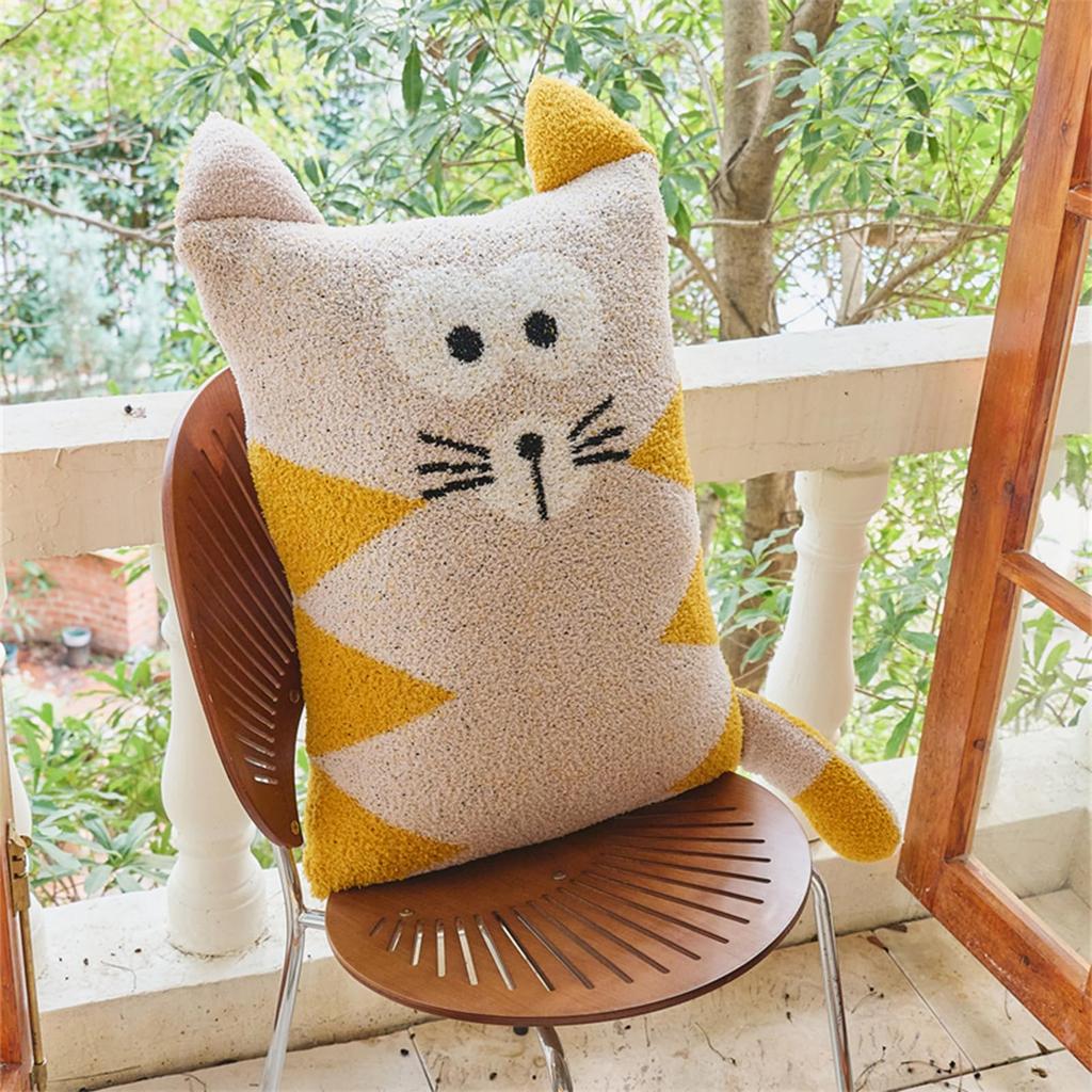 MOKOYA Fluffy Hugmochi Cat Plush Cute Perfect for Lumbar Sunny Cushion, Toy, Large, Sofa/Chair Pillow, Naps, Pillow, MocoTomo, Stylish,