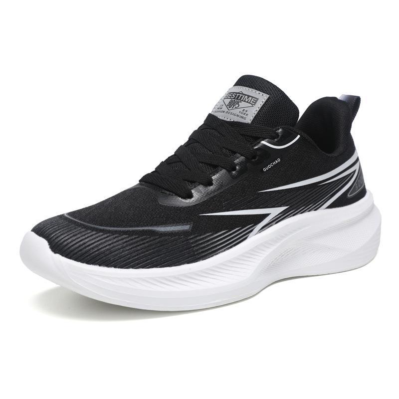 New mesh sports shoes, thick-soled comfortable and breathable casual shoes, light, non-slip and wear-resistant running shoes