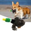 Plush Mallard Dog Toy Stuffed Duck Dog Chew Toy with Built-in Squeaker Indestructible Dog Toy for Aggressive Chewers Teething Fetch Tug