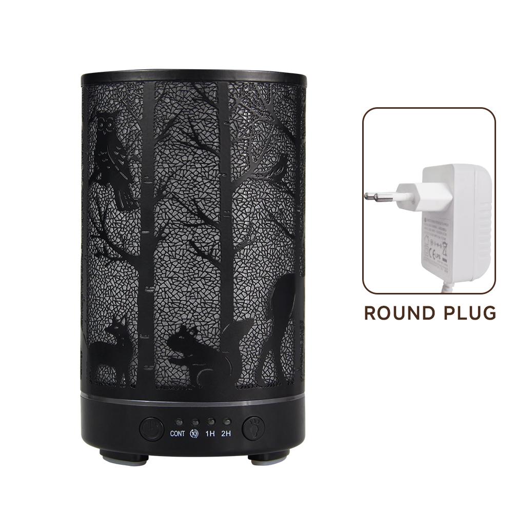 Aroma Diffusor Luftreiniger Tischgerät Ätherisches Öl Hohlhirsch Ultraschall-Luftbefeuchter 100ml Timing-Funktion Automatische Abschaltung