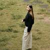 ANOETIC VOLUME LEATHER HAIRBAND_BLACK