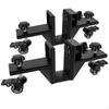 2 Pieces Door Panel Carrier with Wheels Locking Casters Adjustable Dolly