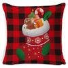 New Christmas Linen Body Pillow For Office Sofa Home Soft Nap Waist Cushion Comfortable Headboard Cushion For Lumbar Support