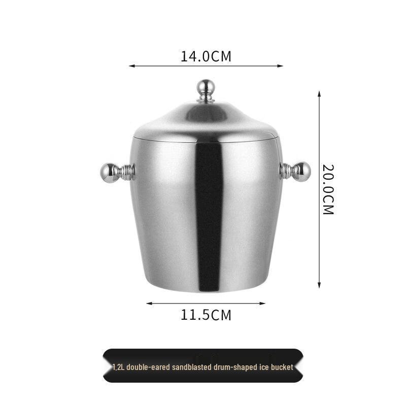 Двухслойное ведро для льда из нержавеющей стали Xuankunpai