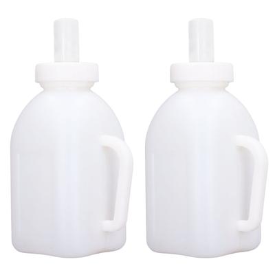 Biberon d'alimentation pour veau 1L d'une capacité Épais Durable Facile à nettoyer Abreuvoirs à lait pour veau avec tétine détachable