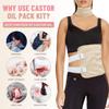 Reusable Leak-Proof Castor Oil Pack Waist Support for Essential Oil Therapy