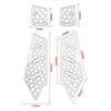 Motorcycle Footpegs Plate Pad Anti Slip Aluminum for C400x Sturdy Repair Parts