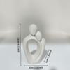 Couples Embrace Sculptural Ornaments, Love Themed Home Decor Suitable for Living Rooms, Desktops, and Holiday Decorations