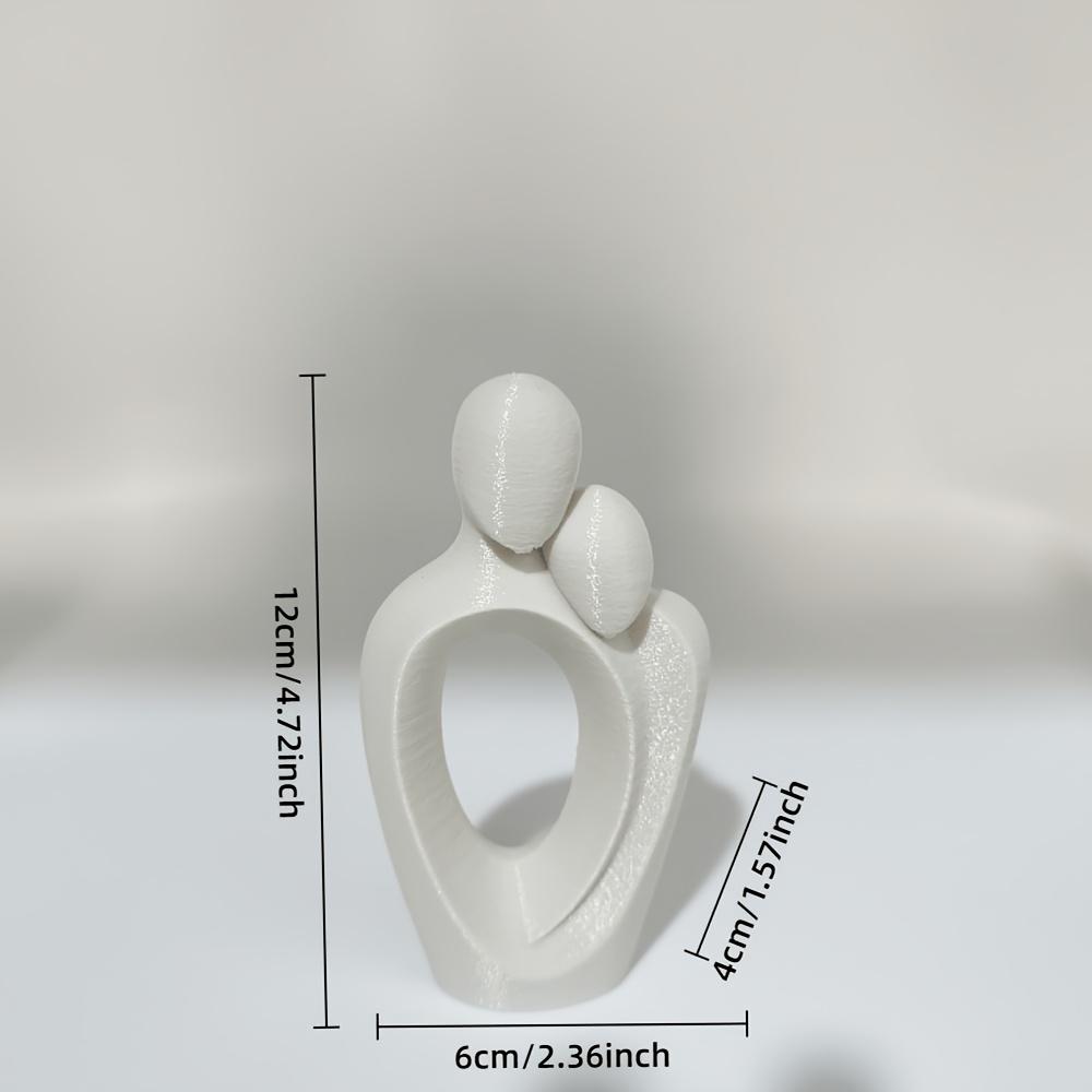 Couples Embrace Sculptural Ornaments, Love Themed Home Decor Suitable for Living Rooms, Desktops, and Holiday Decorations