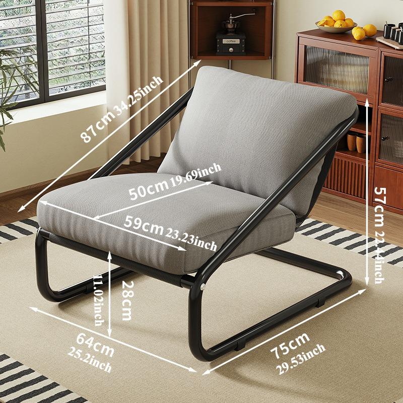 Lazy Sofa Chair Rocking Chair Home Lazy Chair Can Lie in The Living Room Single Leisure Adult Sofa Chair Cotton Linen Chair