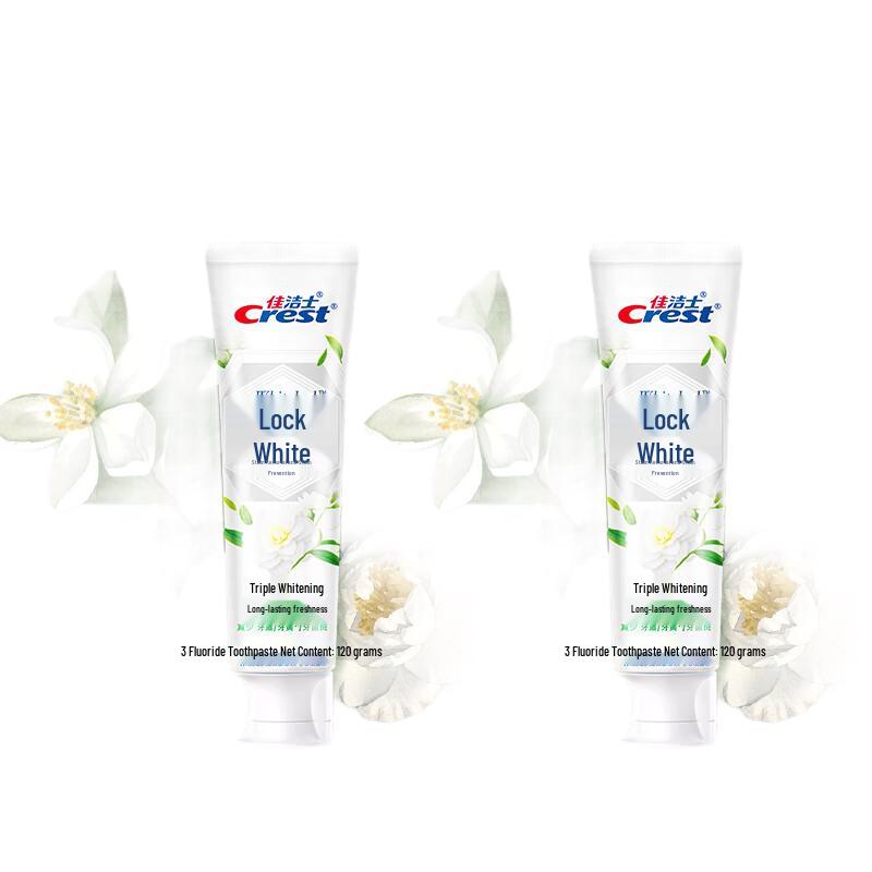 Crest Dual-Color Lock Whitening Toothpaste