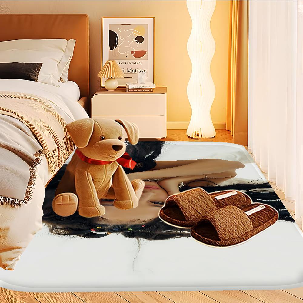 Singer Nina C-Chuba Floor Mat Cheaper Anti-slip Modern Living Room Balcony Printed Bedside Mats