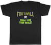 Football, Shoot For Your Goals Mens Unisex T-Shirt Tee