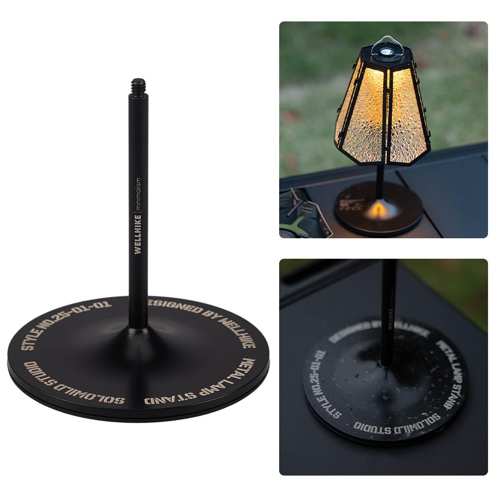 Flange Light Bracket Outdoor Light Support Holder Detachable Multifunctional Lantern Support Rack for Home Office Camping Decor