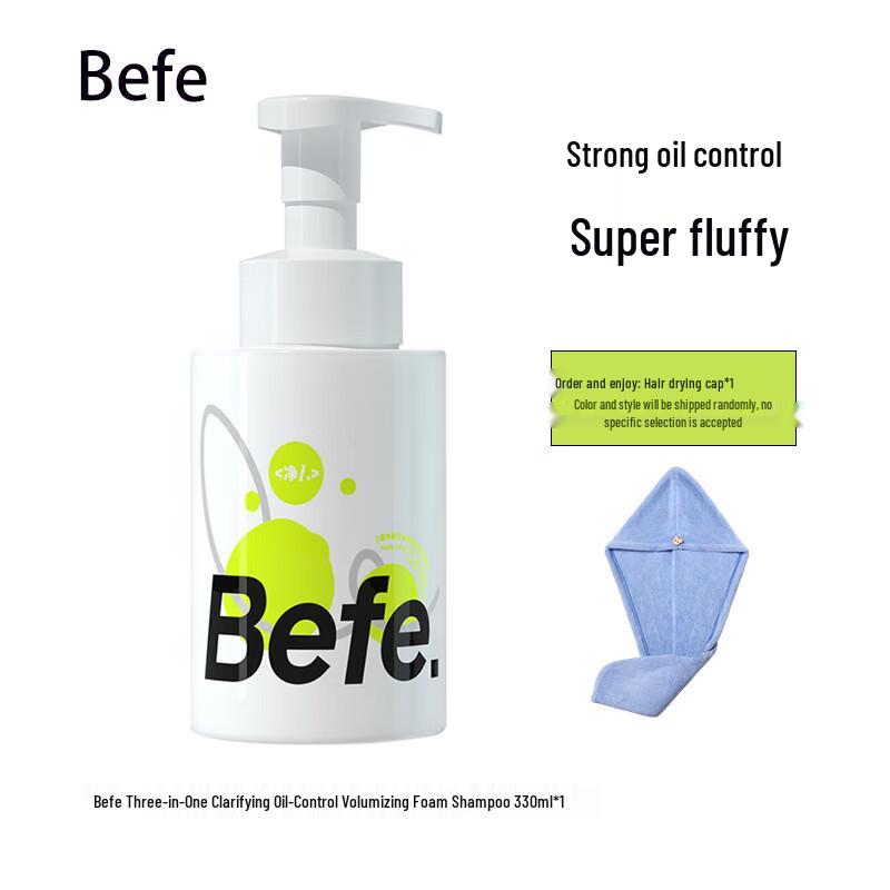 BeFe Triple Purifying Oil Control Volumizing Bubble Shampoo 330ml