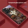 Glowing Kitten For Samsung Galaxy A15 5G 54 4G 51 50 24 35 90 71 12 51 53 52S 80 22 34 Black Tempered Glass Phone Case