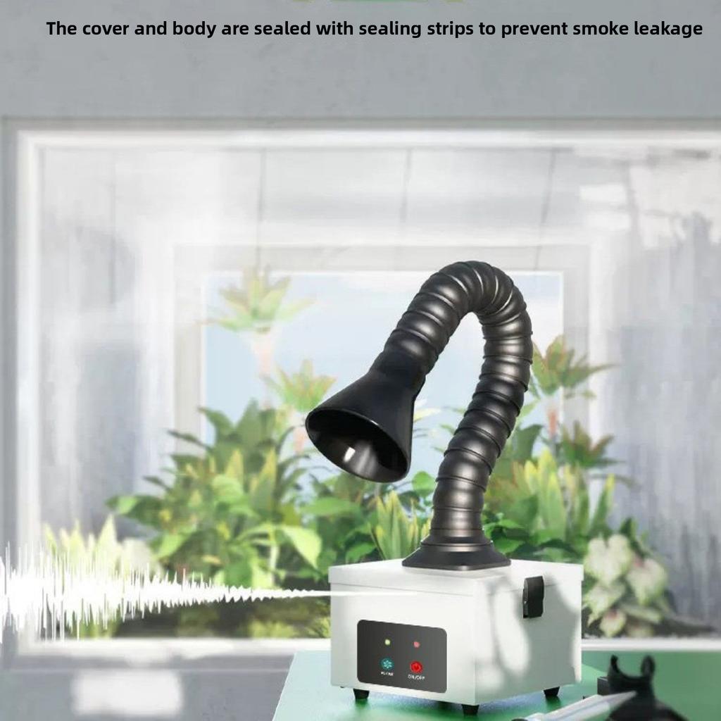 Soldering Fume Extractor Smoke Absorber Adjustable Arm Filter Purifier for Electronics Repair Workstation Lead-Free Solder Smoke