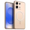 Frosted Semi Clear Magnetic Phone Case for Xiaomi Redmi Note 13 5G 4G Soft TPU Cover