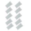 10 Pcs Wax Strips   Cleansing Double Sided Individual Package Hair Removal Wax Strips for Leg Arm