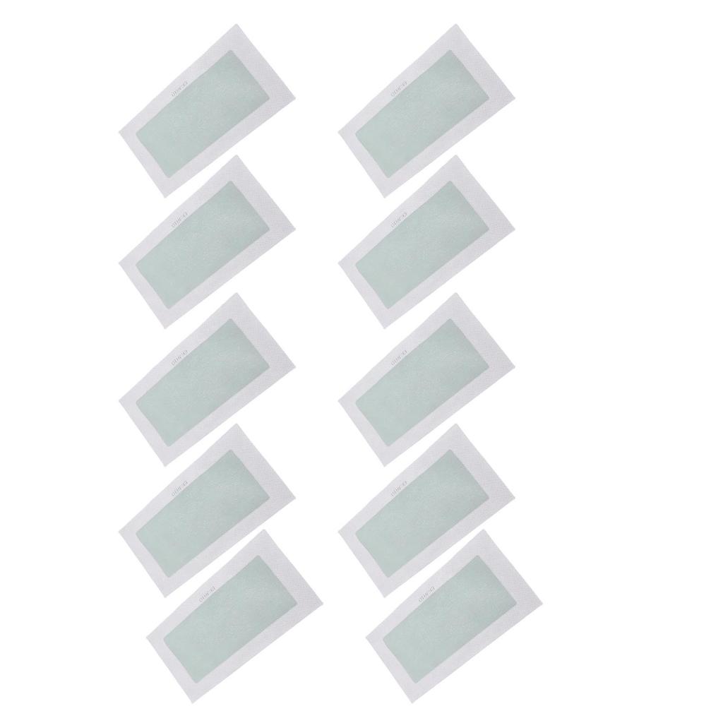 10 Pcs Wax Strips Cleansing Double Sided Individual Package Hair Removal Wax Strips for Leg Arm