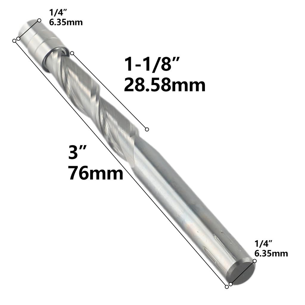 Reliable Spiral Router Bit Crafted from Solid Carbide Material Ensures Smooth Cuts on MDF and Nonferrous Metals