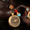 Horse Pendants Chinese Zodiac Keychain Vehicle Pendants 2026  Year Souvenir
