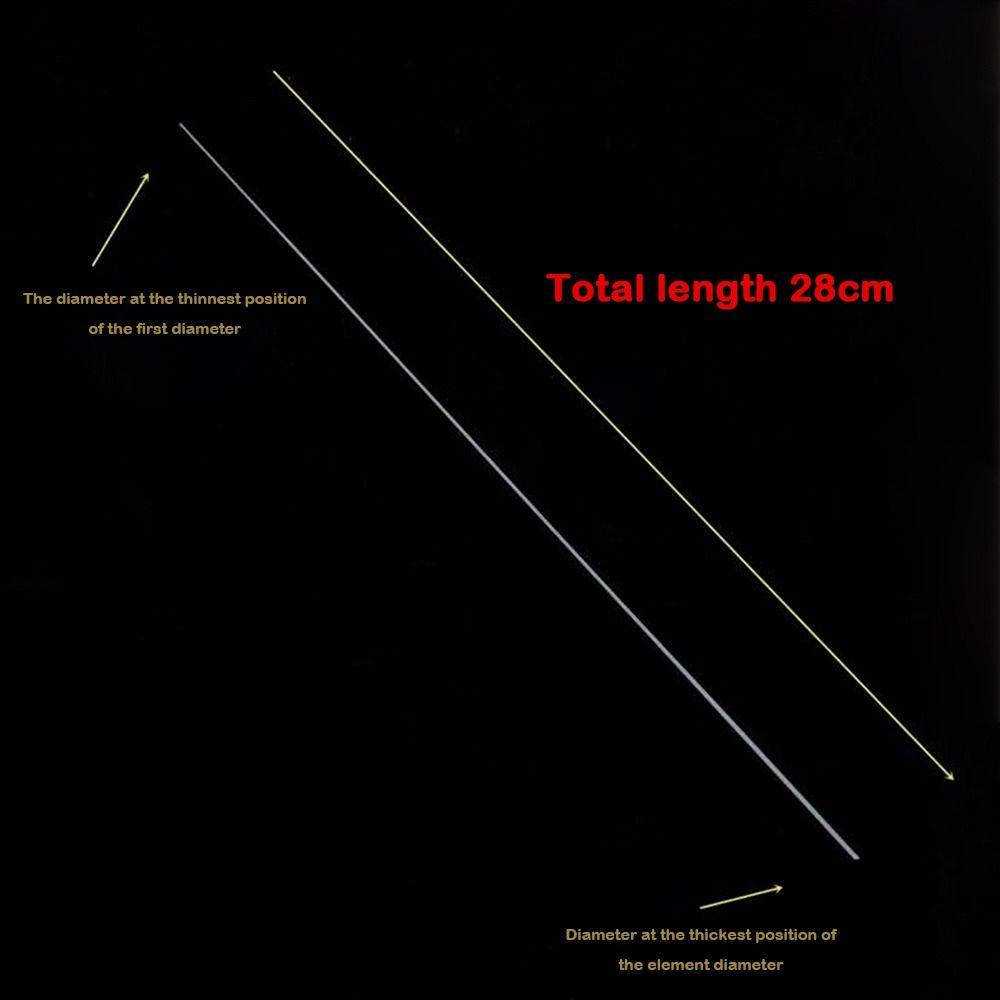 10pcs Drift Tail Floats Buoy Tail Glass Fiber Eye catching Fishing Float Top  Night Fishing