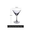 OLOEY Crystal Martini Cocktail Glasses, 120ml Set of 4