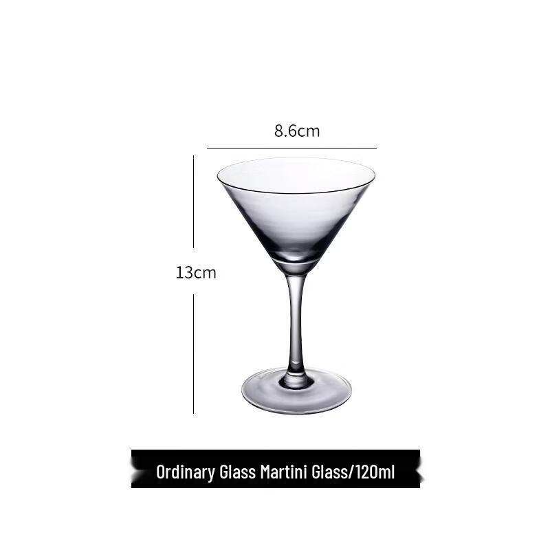 OLOEY Crystal Martini Cocktail Glasses, 120ml Set of 4