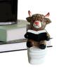 Hochlandkuh Dusche Badezimmer Figur Handwerk Harz Rinder Ornament Kleine Kuh Statue Dekorationen Geschenke Für Schlafzimmer Bücherregale